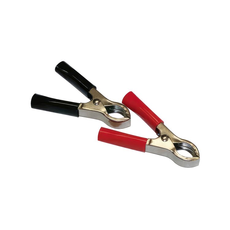98440 50 Amp Clamps w/ Vinyl Handles 1Red/1Black 1 Set.