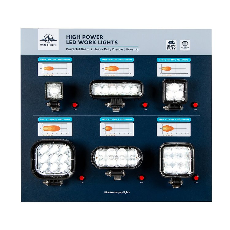 99074 United Pacific Work Light Display