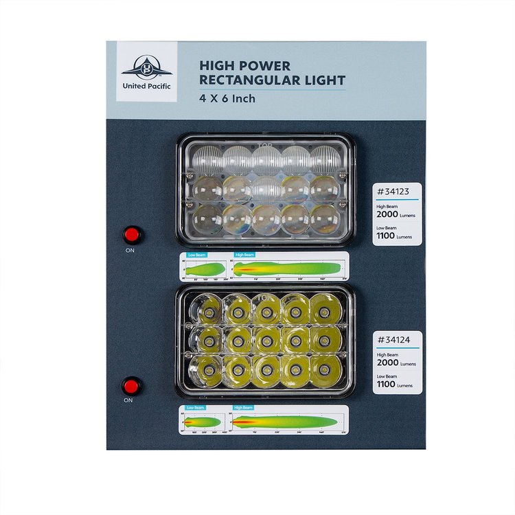 99147 Display For 4 in. x 6 in. High Power Lights