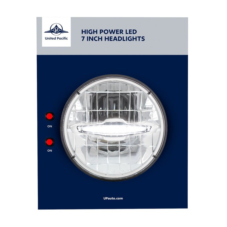 99189 United Pacific 7 in. LED Headlight Display - 31513