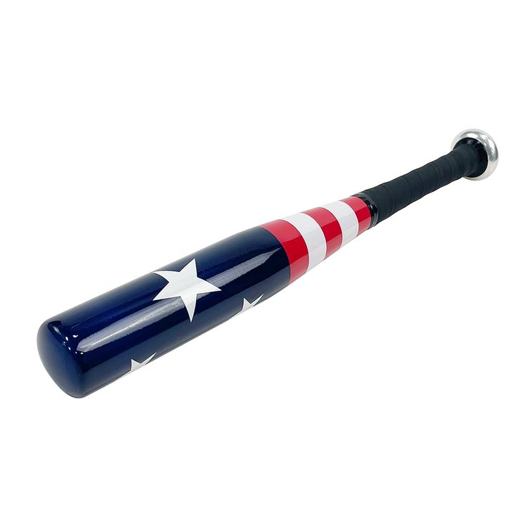 99300 17 in. Aluminum Tire Checker Bat With USA Flag Graphic