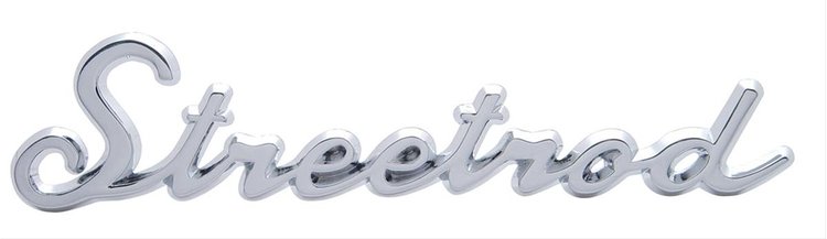 CHROME SCRIPT EMBLEM W/ S