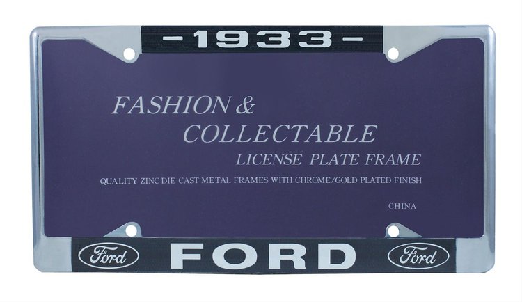 1933 FORD LICENSE PLATE F