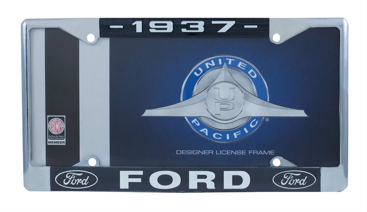 1937 FORD LICENSE PLATE F
