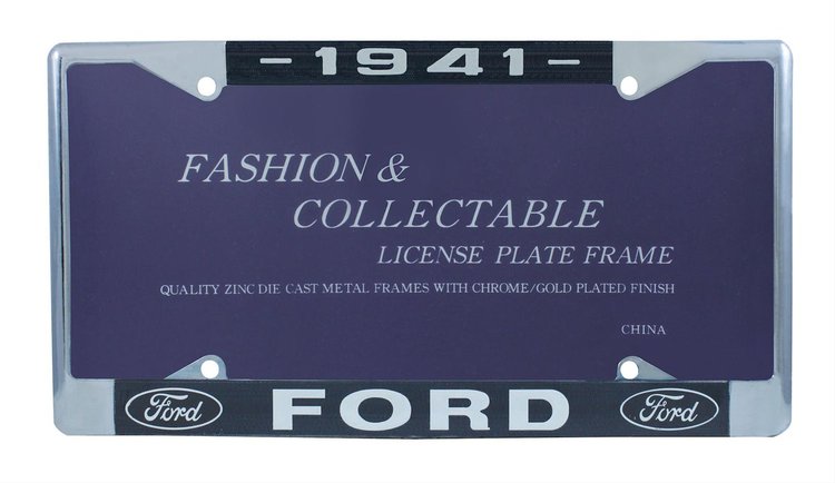 1941 FORD LICENSE PLATE F