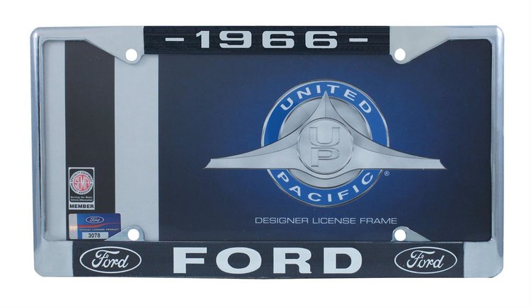 1966 FORD LICENSE PLATE F