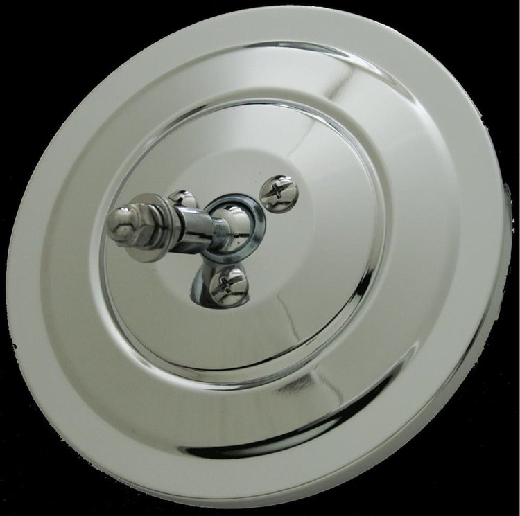 CHROME 5 RIBBED MIRROR HE