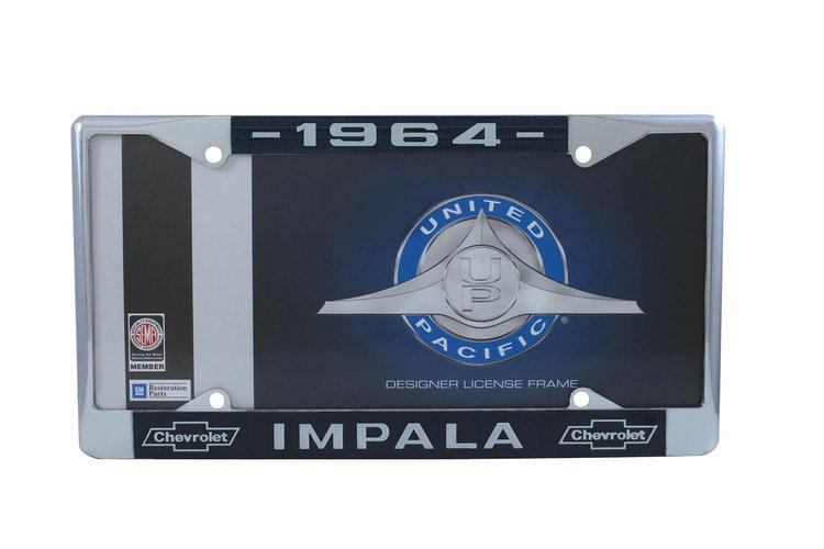 1964 IMPALA CHROME LICENS