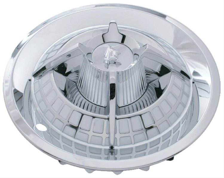 Spider Hubcap Set, 14 in. Diameter [Chrome-Plated]