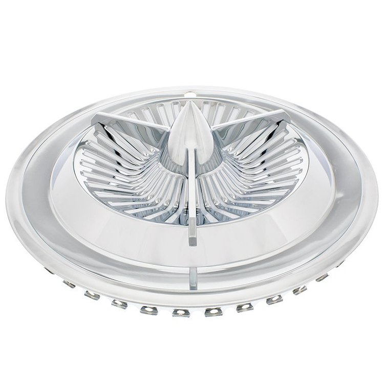 Polara Style Tri-Bar Hubcaps 15"