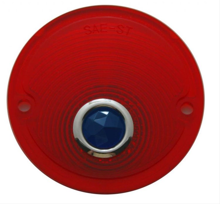 55-59 TAIL LIGHT LENS W/