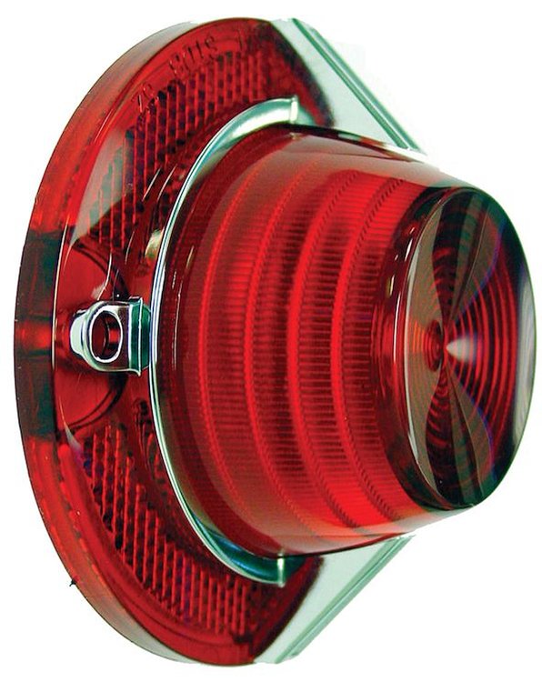 63 TAIL LIGHT LENS W/ CHR