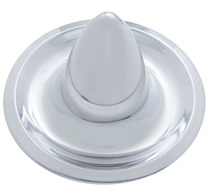Bullet Top Hub Cap Set for 1967 Chevy Bel Air, Biscayne, Caprice, Impala [Chrome-Plated Stainless Steel]