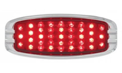 CTL424803 LED Tail Light for 1941-1948 Cars w/Chrome Flush Mount Bezel