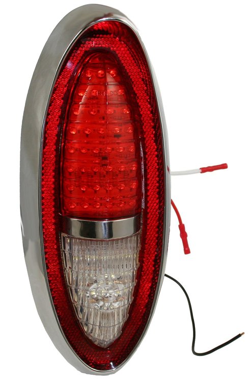 40 LED 12V Tail Light Assembly for 1954 Chevy 210/150, Bel Air [Left/Driver Side or Right/Passenger Side]