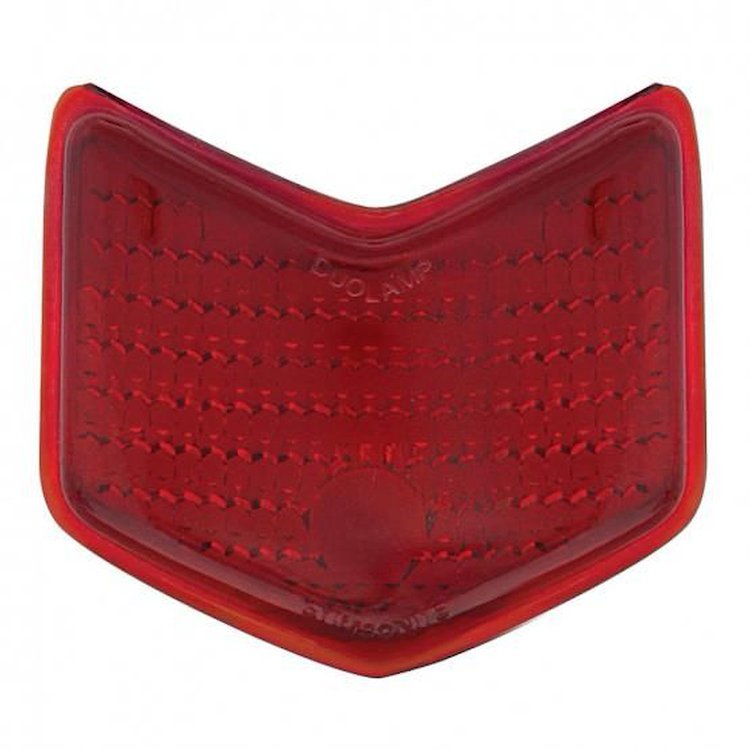 1940 RED TAIL LIGHT GLASS