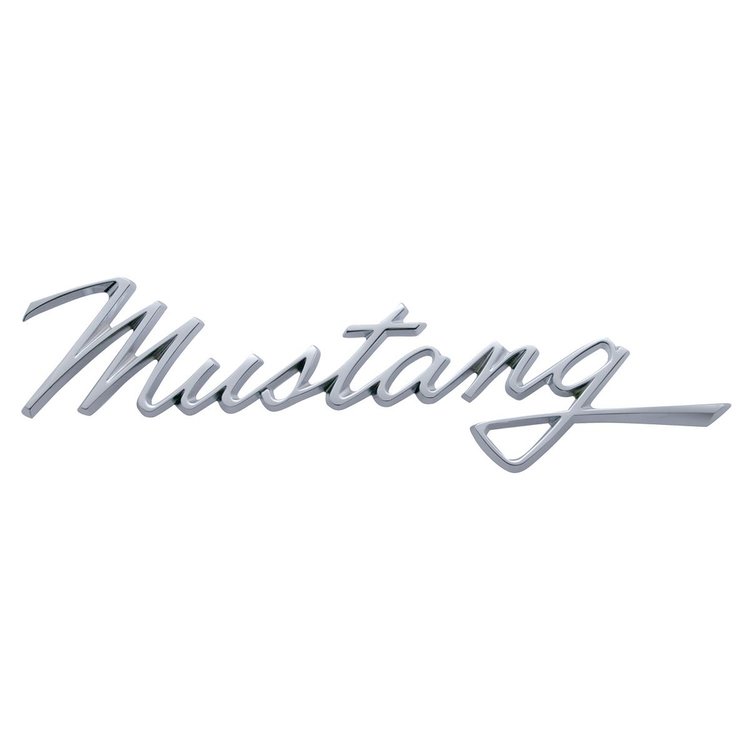 1968 MUSTANG NAME PLATE