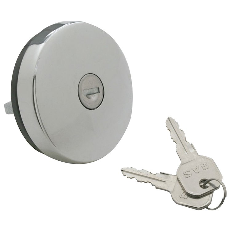 Chrome Locking Gas Cap