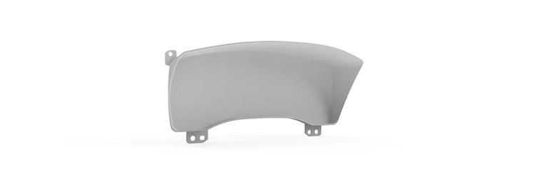 RR00013 Blank Dash Bezel, 2004-2012 Chevy Colorado