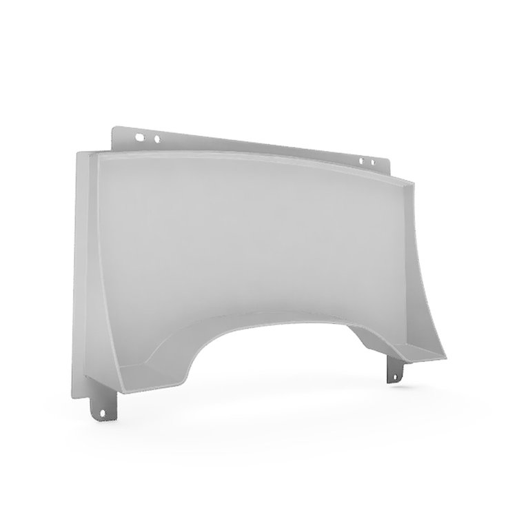 RR00075 Blank Dash Bezel, 1995-1997 Chevy S10