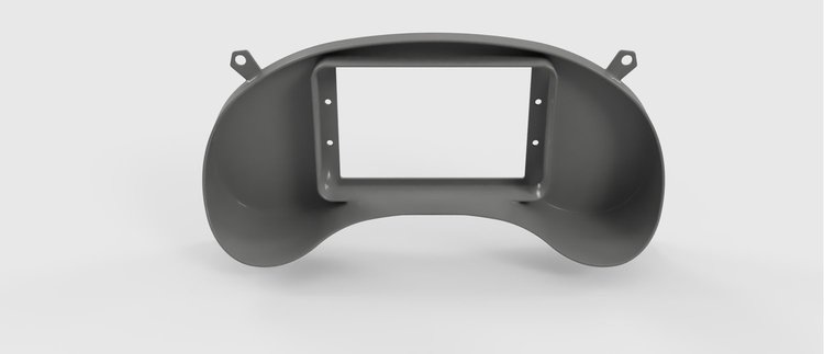 RR00094 Holley 7 in. Digital Dash Bezel, 1998-2004 Chevy S10
