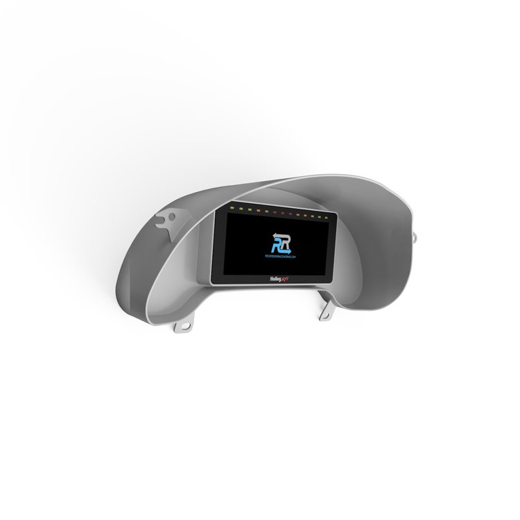 RR00169 Holley 6.86 in. Digital Dash Bezel, 2005-2013 Chevy Corvette