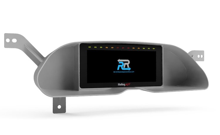 RR00266 Holley 6.86 in. Digital Dash Bezel, 1993-1996 Chevy Camaro
