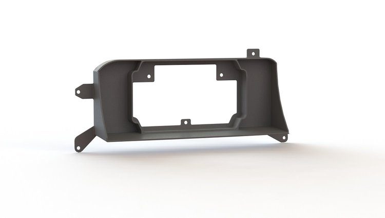 RR00314 Haltech IC7 Digital Dash Bezel, 1987-1993 Ford Mustang