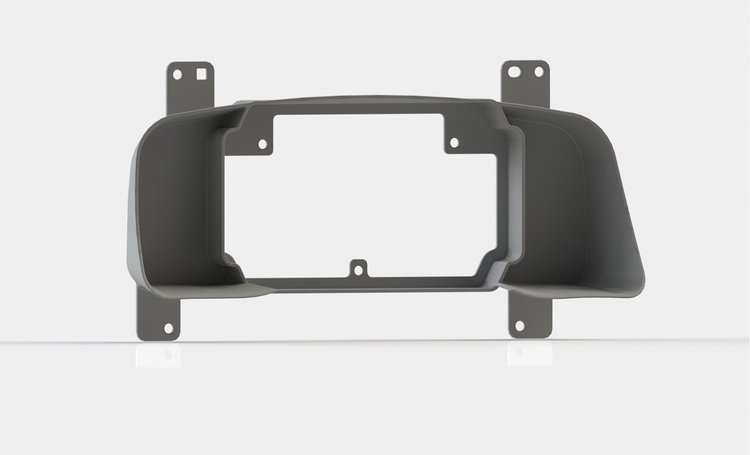 RR00347 Haltech IC7 Digital Dash Bezel, 1997-2004 Dodge Dakota