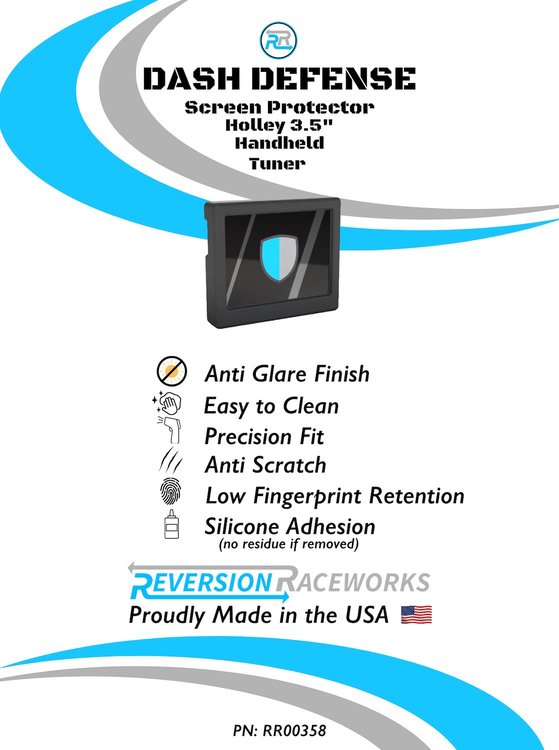 RR00358 Dash Defense Holley 3.5 in. Digital Dash Screen Protector