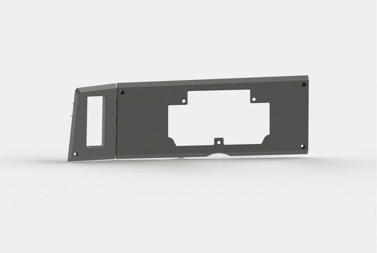 RR00362 Haltech IC7 Digital Dash Bezel, 1982-1985 Chevy S10 (w/ A/C)