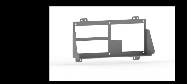 RR00376 Holley 12.3 in. Digital Dash Bezel, 1997-2004 Dodge Dakota