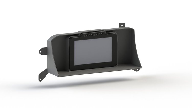 RR00378 Tinker 7 in. Digital Dash Bezel, 1987-1993 Ford Mustang