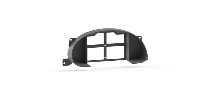 RR00381 Tinker 7 in. Digital Dash Bezel, 1994-2004 Ford Mustang