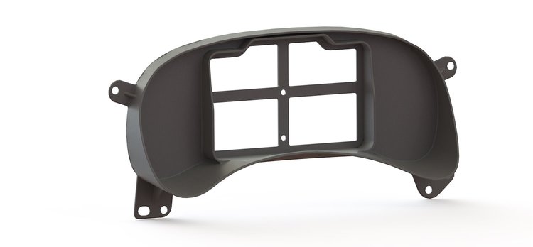RR00382 Tinker 7 in. Digital Dash Bezel, 1999-2006 Chevy Truck