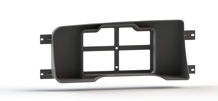RR00387 Tinker 7 in. Digital Dash Bezel, 1995-1998 Chevy Truck (OBS)