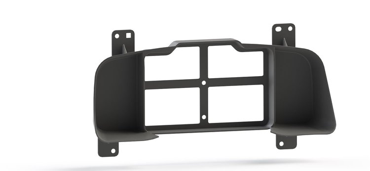 RR00388 Tinker 7 in. Digital Dash Bezel, 1997-2004 Dodge Dakota