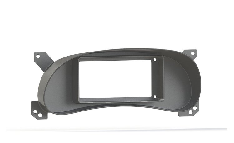 RR00394 Holley 6.86 in. Digital Dash Bezel, 2011-2018 Jeep JK