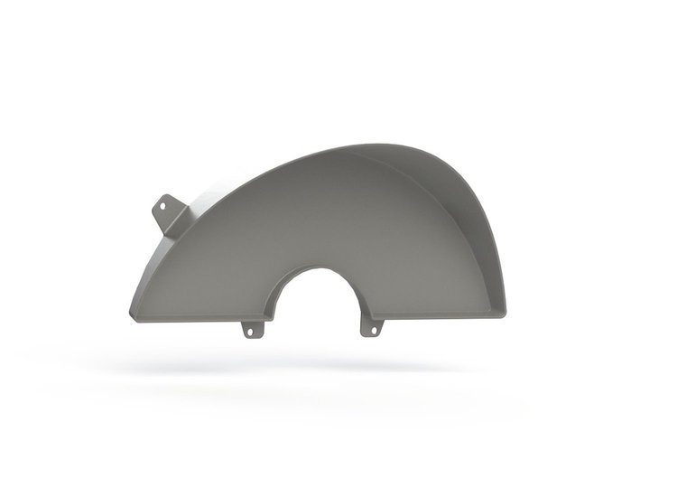 RR00396 Blank Dash Bezel, 1990-1996 Chevy Corvette C4