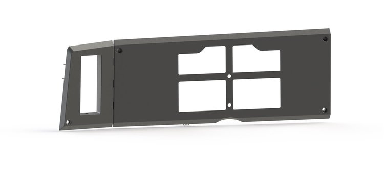 RR00405 Tinker 7 in. Digital Dash Bezel, 1982-1985 Chevy S10 (w/ A/C)