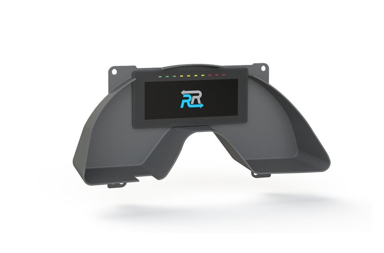RR00413 Holley 6.86 in. Digital Dash Bezel for 1993-2002 Pontiac Firebird