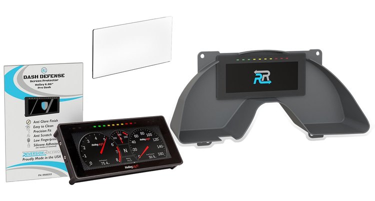 RR00413K Holley 6.86 in. Digital Dash & Bezel Kit w/ Screen Protector Fits 1993-2002 Pontiac Firebird