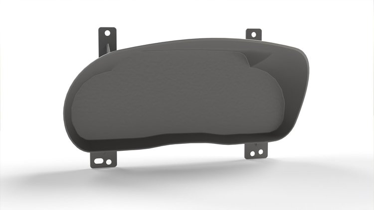 RR00434 Blank Dash Bezel, 2014-2018 Chevy Silverado