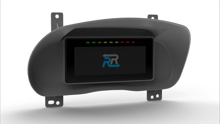 RR00436 Holley 6.86 in. Digital Dash Bezel, 2014-2018 Chevy Silverado
