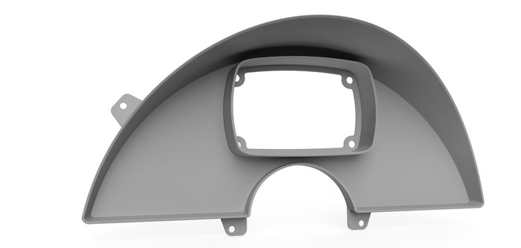 RR00474 FuelTech F600 Digital Dash Bezel, 1990-1996 Chevy Corvette C4