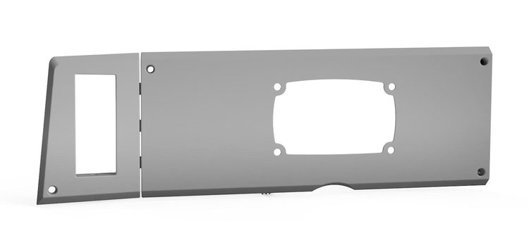 RR00482 FuelTech FT600 Digital Dash Bezel, 1982-1985 Chevy S10 (w/ A/C)
