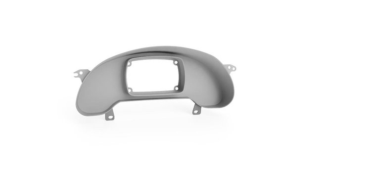 RR00490-DD FuelTech FT600 Digital Dash Bezel w/Dash Defense, 2005-2013 Chevy Corvette C6