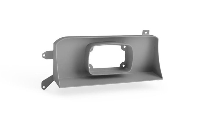 RR00507 FuelTech FT450/550 Digital Dash Bezel, 1987-1993 Ford Mustang