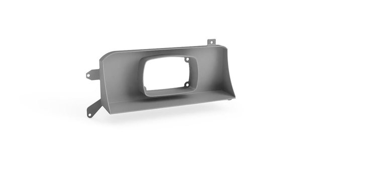 RR00508-DD FuelTech FT600 Digital Dash Bezel w/Dash Defense, 1987-1993 Ford Mustang
