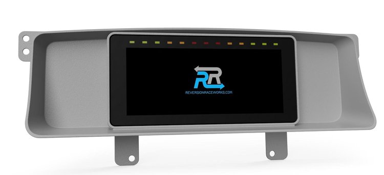 RR00549 Holley 6.86 in. Digital Dash Bezel for 1987-1991 Ford F-150